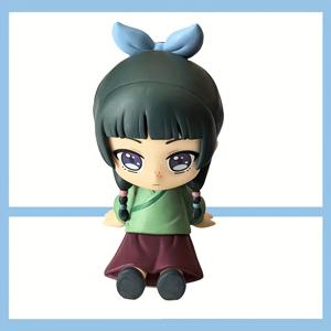 TEMU 애니메이션 스타일 치비 레진 같은 플라스틱 피규어 - 귀여운 데스크탑 장식, 초커 목걸이 같은 액세서리, 수집용 선반 장식, 집, 사무실 및 차량용 - 인형 액세서리와 호환 가능 (선물용)