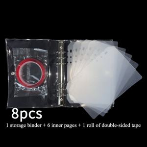 TEMU 8개 대용량 네일 아트 디스플레이 북 - 다중 구획 네일 정리함, 내구성 있는 레진 스토리지 앨범, 네일 아트 디자인, 매니큐어 및 페디큐어, 네일 아트 용품, 네일 아트 디스플레이, 네일 폴리쉬 정리함, 네일 테크니션 용품, 멀티컴파트먼트 정리함,오래 지속되는 디자인,살롱 전문가,뷰티 애호가들|네일아트|매니큐어|네일재료