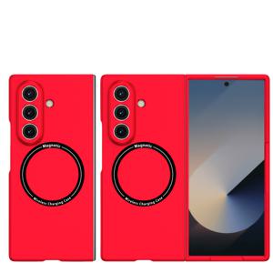 TEMU 휴대폰 케이스 - Z Fold7, Fold6, Fold5, Fold4, Fold3 호환 스타일리시 접이식 폰 케이스, 마그네틱 디자인 및 폰 추가 기능 제공