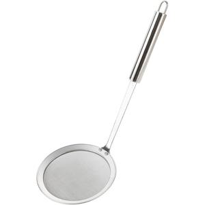 TEMU 1개 SHAON 스테인리스 스틸 기름 분리 스푼 | 손잡이가 있는 미세 메시 오일 잔여물 필터, 기름, 주스 및 거품 여과에 적합, 축제 모임 필수품