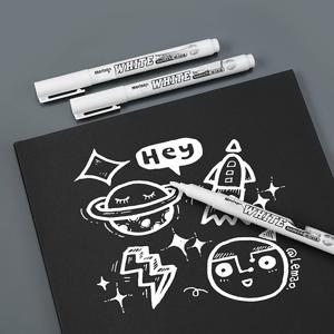 TEMU 화이트 페인트 마커 10개, DIY , 나무, 유리, 페인팅, 인조 가죽 및 원장용 마커에 적합, 생일 선물 크리스마스 할로윈 새해 선물, 친구에게 선물하기! 부활절 선물