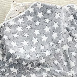 TEMU 싱글팩 펫 담요 - 별무늬, 세탁기 사용 가능한 플란넬 소프트 담요, 고양이와 강아지용, 소파, 침대, 여행, 목욕 후 사용 가능, 겨울, 크리스마스, 추수감사절 필수 선물