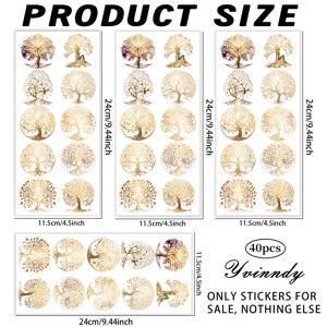 TEMU 생명의 나무 UV DTF 컵 40세트 - 이 높은 접착력 UV DTF는 16 Oz 머그, 자동차 창문, 태블릿, 보온병 컵 및 노트북에 적합합니다. 방수 전사이며 컵과 별도로 판매됩니다.