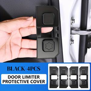 TEMU [AMADKEER] 4개 세트 신형 범용 자동차 도어 리미터 충격 흡수 실리콘 패드 보호 커버, 도어 잠금 버클 보호 커버, 세련된 자동차 액세서리, 유연한 소재, 충격 방지 패드, 자동차 디테일러, 차량 관리자용