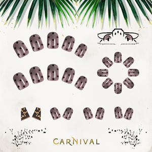 TEMU 네일 24개입 | 블랙 물방울 무늬 & 회색 폭발 플래시 고양이 눈 네일 | 심플한 스파이스 숏 라운드 네일 | 데일리 출퇴근 및 여행에 이상적 | 완벽한 선물 선택 | 무료 네일 파일 및 젤리 글루 포함