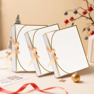 TEMU 대형 우아한 선물 상자 - 웨딩, 생일, 브라이덜 샤워 상자 (뚜껑 포함) | , 새해, 졸업 파티 선물 상자 조립용