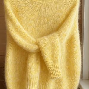 TEMU QD1202086 플러시 부드럽고 우아한 라글런 소매 라운드넥 풀오버 스웨터