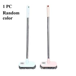 TEMU 1 인체공학적 핸드헬드 바닥 브러쉬 | 욕실, 주방, 거실 바닥 및 벽에 적합, 강한 솔, 플라스틱 재질