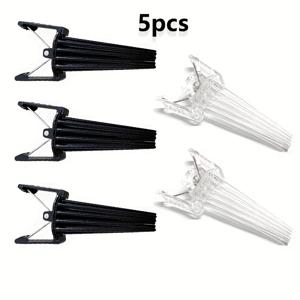 TEMU 열 가열 없이 볼륨을 더해주는 헤어 클립 5개 세트 - 흔적 없는 헤어 스타일링 클립, 데일리 볼륨, 뿌리 리프트용, 여성 헤어스타일용 무열 헤어 도구, 가는 머릿결/탈모 머릿결용 볼륨 강화제