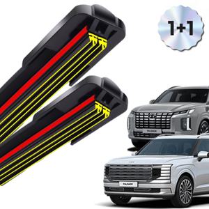 TEMU 1+1 트리플X2 전차종 와이퍼 블레이드 윈도우브러쉬