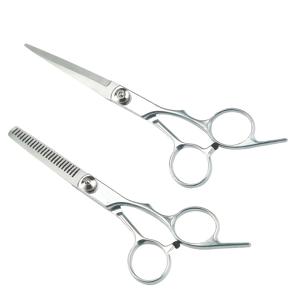 TEMU 2개입 전문가용 머리 다듬기 가위 세트 | 간편한 가정용 머리 다듬기를 위한 독특한 납작한 이빨 매직 가위 포함, 블랙 앤 골든 미적 감각, 다기능 디자인