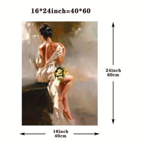 TEMU 1pc 캔버스 포스터, 현대 미술, 누드 여자 예술, 침실 거실 복도, 벽 예술, 벽 장식, 가을 장식, 벽 장식, 방 장식, 프레임 없음에 이상적인 선물