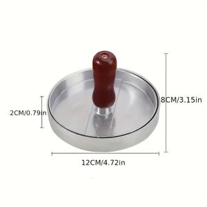 TEMU 홈 키친 햄버거 패티 메이커, 라운드 미트 프레스 및 창의적인 아침 식사 팬케이크 셰이퍼