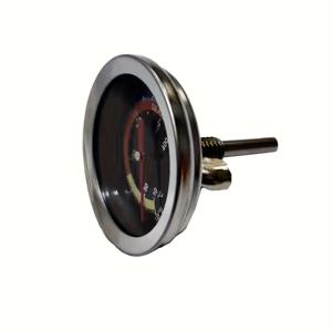 TEMU BBQ 숯불 그릴 훈제기 온도 게이지 핏 바베큐 온도계 화씨 및 열 표시기 고기 요리용 양고기 소고기 스테인리스 스틸 온도 게이지