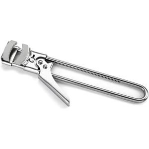 TEMU 조절 가능한 스테인리스 스틸 병 및 캔 오프너 | 인체공학적 디자인, 노동력 절약, 다기능 주방 도구 (병, 병, 금속 캔에 적합) - 골든 피쉬 브랜드의 사용하기 쉬운 수동 도구