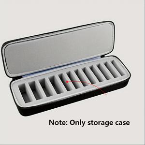 TEMU 12날 그루밍 클리퍼 날 케이스 홀더 정리함 | 하드 여행용 휴대 보관, 업그레이드, 남녀공용 성인용, PVC 재질, 혼합 색상