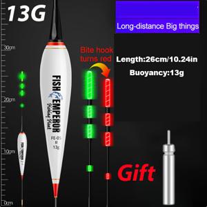 TEMU 1개 전자식 스마트 낚시 부력, 3g/5g/7g/10g 야광 LED 바버, 여름 야간 낚시용 (CR425 충전기)