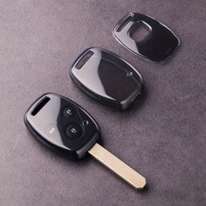 TEMU 혼다 자동차 키 커버, 혼다 핏, 시빅, 여덟 세대 어코드, CR-V, , 시빅 , 핏, 리모컨 보호 케이스, 키체인, 패셔너블, 고급스러운, 심플, 남녀 공용 비즈니스 스타일