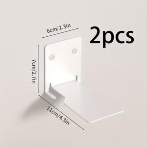 TEMU 1/2/4개 투명 플로팅 책장, 벽걸이 책 정리대, 집 현관 침실 벽 선반 책장 정리대, 방 장식, 홈 데코