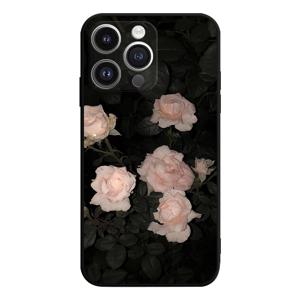 TEMU 아름다운 핑크색. 장미 TPU 소프트 매트 보호 폰 케이스 아이폰 6/6S/7/8/X/XS/XR/SE2 2020/SE3 /11/12/13/ 미니 플러스 프로 맥스