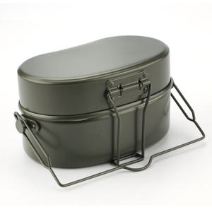 TEMU 1pc 내구성 있는 알루미늄 다기능 도시락 - 캠핑, 하이킹, 소풍을 위한 휴대용 점심 용기 | 야외 안전, 충전 안 함, 배터리 필요 없음.