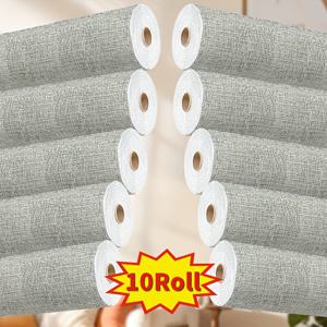 TEMU 10롤 3D 폼 벽지 스티커, 자체 접착 두꺼운 벽 패널, 질감 디자인, 집 리모델링용 벽 스티커, 붙이고 떼기 쉬움, 청소 및 절단 용이, 거실·부엌·침실·사무실 장식에 적합