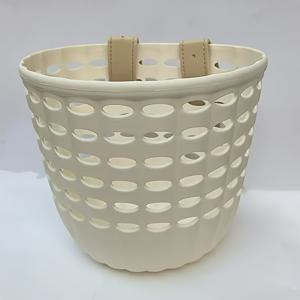 TEMU 1개 헤비듀티 방수 고강도 플라스틱 자전거 바구니 - 프론트 핸들바/프레임 마운트 캐리어, 내구성 강한 야외 사이클링 보관용 (출퇴근, 쇼핑, 심부름용) - 호환 가능