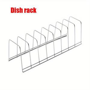 TEMU 스테인리스 스틸 식기 건조대 접시 식기 건조대 다용도 주방 액세서리 주방용품 보관대|식기건조대|식기건조기