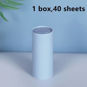 TEMU FLIXBLANY 차량 테마 원통형 종이 티슈 40개입 상자, 솔리드 컬러 디자인으로 간편하고 혁신적이며, 케이터링 및 자동차 가게에 적합, 모란디 컬러 시리즈로 제공