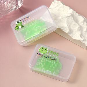 TEMU 블랙윙스 프로그 래쉬 리프트 패드 실리콘 몰드 - 2가지 사이즈 (1/4 & 5/8), 속눈썹 연장용, 전기 필요 없음, 귀여운 개구리 디자인, 살롱 및 가정용