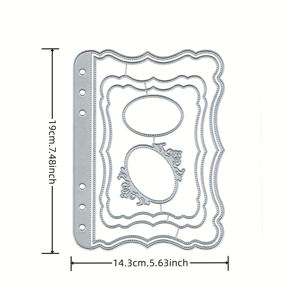 TEMU 1개 루즈 리프 북, 3D 북 커팅 몰드, 스크랩북 앨범 장식 엠보싱 페이퍼 템플릿, DIY 스크랩북 인사말 카드, 앨범 장식 금속 다이커팅, 장식용 엠보싱 및 페이퍼 공예 DIY 스크랩북, 초대장, 생일 앨범 인사말 카드, 홈 휴일 축하 카드, DIY 스크랩북 금속 커팅 몰드