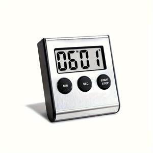 TEMU 시간 관리를 위한 창의적인 디지털 주방 타이머, 전자 카운트다운 타이머, 요리 또는 학습 알림을 위한 다기능 스크린 타이머, 가정용품