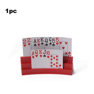 TEMU 고강도 PVC 3단 핸즈프리 카드 홀더 랙 및 카드 클램프 정리함 1개 - 다중 슬롯 내구성 플라스틱 박스, 만화책 축제 게임, 포커 파티, 나이트, 아케이드용 - 인덱스, 직불, 신용카드와 호환 (창의적인 파티 선물)