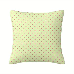 TEMU 재미있는 액센트 베개커버, 45x45cm - 양면 프린팅 폴리에스터 쿠션 커버 (숨은 지퍼 포함) | 세탁기 사용 가능 소파 & 침실 장식, 생동감 넘치는 도트 디자인으로 홈 데코에 색채와 기쁨을 더하세요!