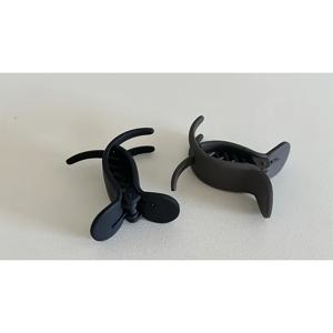 TEMU 여성을 위한 세련된 무광 아크릴 헤어 클로 2개 세트, 번 및 하이 포니테일에 완벽, 발렌타인데이 선물로 이상적