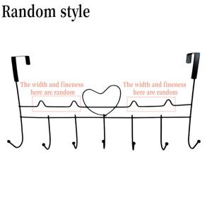TEMU 문걸이형 수납 랙 설치에 편리함 - 공간 절약형 메탈 선반, 키체인 20개 수납 가능, 수건, 옷, 모자 등에 적합. 주방 및 욕실 문 뒷면에 걸 수 있는 드릴 불필요, 흔적 없는 후크