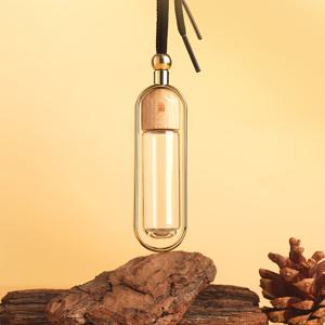 TEMU 차량용 방향제 유리병, 향수용, 차량 내에서 상쾌한 향을 연출하는 걸이형 디퓨저, 배터리 불필요