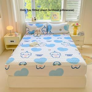 TEMU 1개 프린트 매트리스 프로텍터, 부드럽고 편안한 침구류, 100% 폴리에스터, 동물 패턴, 싱글/트윈/풀 사이즈 - 침실 및 게스트룸용, 베개 커버 및 필로우 코어 제외|베개커버|이불|매트리스커버