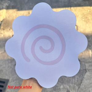 TEMU 꽃무늬 테이블 매트, 기본적인 꽃무늬 마우스 패드, 미끄럼 방지 고무 받침대 특징, 간편한 가정 또는 사무실 장식에 이상적