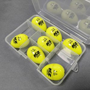 TEMU 7개 세트 아포 ABS 물고기 뜨개질 암석, 바다 반수면 낚시용 (배터리 없음)