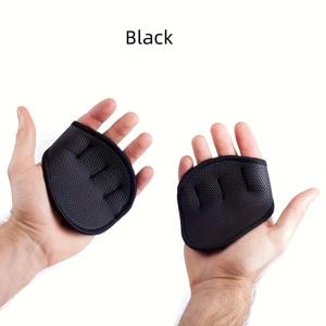 TEMU 반장 운동 장갑 한 쌍, 역도 그립 패드, 헬스장 트레이닝에 적합.