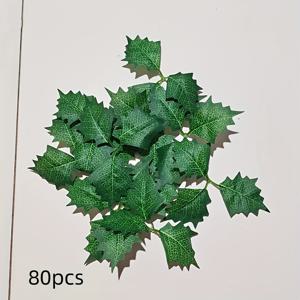 TEMU 부케, 공예 및 파티 장식을 위한 인조 천 조각 잎 50/80개입
