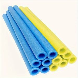 TEMU 12개 스트레처블 폼 파이프 보호대 - 자가 접착 충격 패드, 실내/외부 파이프 및 수영장 손잡이용, 내구성 있고 부드러운 폼 파이프 보호, 다용도 보호 커버, 파이프 보호 슬리브