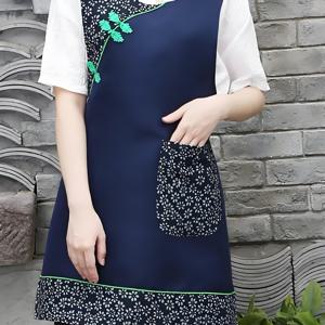 TEMU 봄 스타일 캐릭터 스타일, 패셔너블 호텔 클럽, 홈 워크 웨어, 앞치마