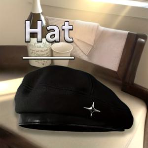 TEMU 여성용 가을 베레모, 빈티지 영국 스타일의 팔각형 디자인. 따뜻하고 방풍이 되는 뉴스보이 캡은 인조 가죽으로 제작되었으며 파티, 미술 전시회 등 3계절에 적합합니다.