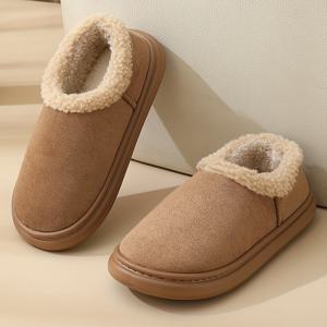 TEMU 남녀공용 신상 하이탑 스노우 부츠, 남녀 공용, 두꺼운 기모 안감, 가을/겨울에 완벽, 집/야외 활동 필수템