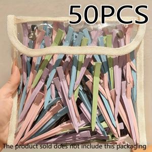 TEMU 20개 세트 무봉제 덕빌 헤어 클립, 뿌리 볼륨 스타일링 클립, 랜덤 배송 다양한 색상, 데일리 스타일링 필수품, 심플하고 우아한 다용도 헤어 액세서리, 믹스톤 멀티 클립|악세사리