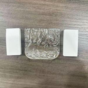 TEMU 접착식 웨이브 패턴 PET 변기 뚜껑 리프터/오프너 - 위생적, 재사용 가능한 플라스틱 변기 뚜껑 리프터, 핸즈프리 작동 (표준 변기 호환)