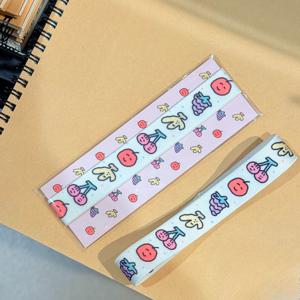 TEMU 1개 인스타일 양면 겨울 눈사람/과일 파티 스크랩북 장식용 탄성 밴드 플래너 잡지 저널링 카드 만들기 재료 미니멀 크래프트 소품