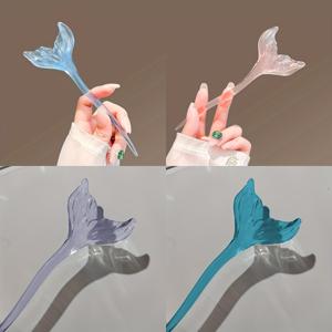 TEMU 물고기 꼬리 머리핀, 니치 고급 머리핀, 고풍스러운 치파오, 신중국풍, 정교한 여성 헤어 액세서리